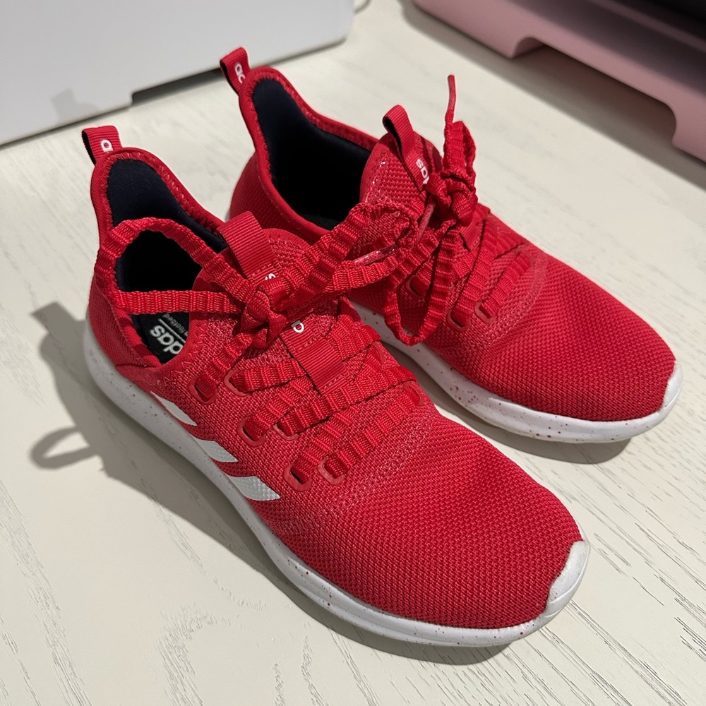 Red Adidas Athletic Sneakers